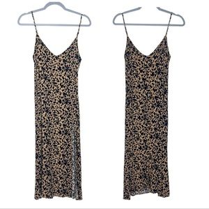 COPY - Reformation Crimini Animal Print Dress